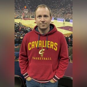 Vintage Cleveland Cavaliers NBA Heavyweight Hoodie Size Large UNK